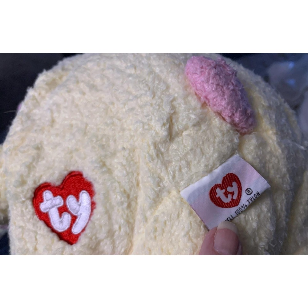 Vtg Ty Dogbaby NOS Cuddle Soft Child Rattle Toy 1st Plush NWT 1999 Video Sample - Picture 9 of 10